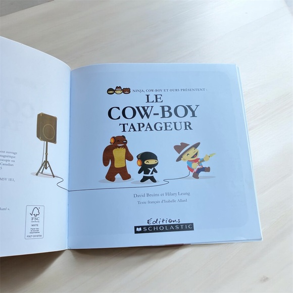 3/$22 Scholastic Le cow-boy tapageur 2011 French Edition Soft Cover Kids Book - Picture 5 of 7